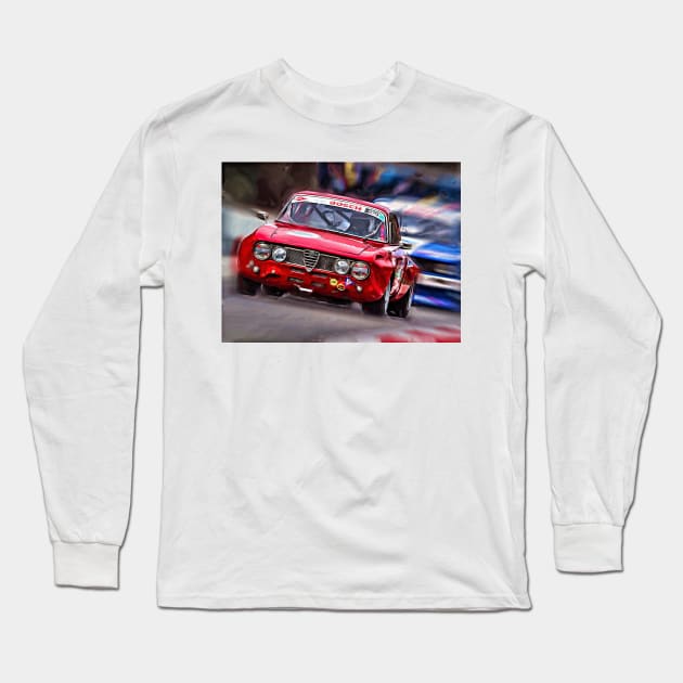 Alfisti Dream - Alfa Romeo GT Long Sleeve T-Shirt by DeVerviers